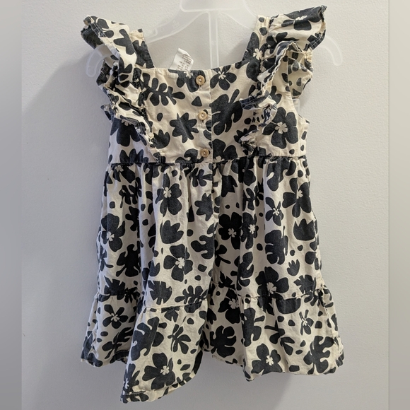 FLOUNCE-TRIMMED DRESS - Picture 7 of 8